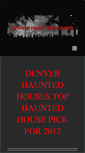 Mobile Screenshot of denverhauntedhouses.com